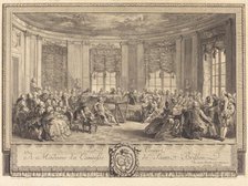 Le concert, 1774. Creator: Antoine Jean Duclos.