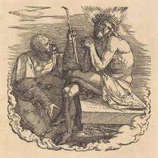 The Man of Sorrows Mocked by a Soldier, probably 1511. Creator: Albrecht Durer.