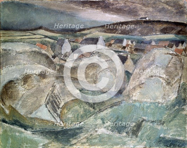 'Village among the Rocks', c1910.  Artist: Henri Victor Gabriel Le Fauconnier