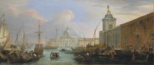 The Bacino, Venice, with the Dogana and a Distant View of the Isola di San Giorgio, ca. 1709. Creator: Luca Carlevarijs.