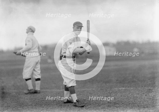 Bill Allen, Washington Al, At University of Virginia, Charlottesville (Baseball), ca. 1913. Creator: Harris & Ewing.