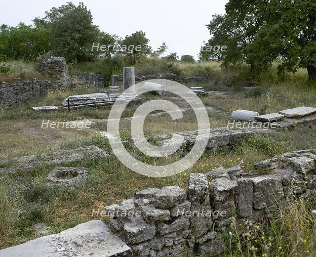 Ruins, Troy, Anatolia, Turkey, 1999. Creator: Unknown.