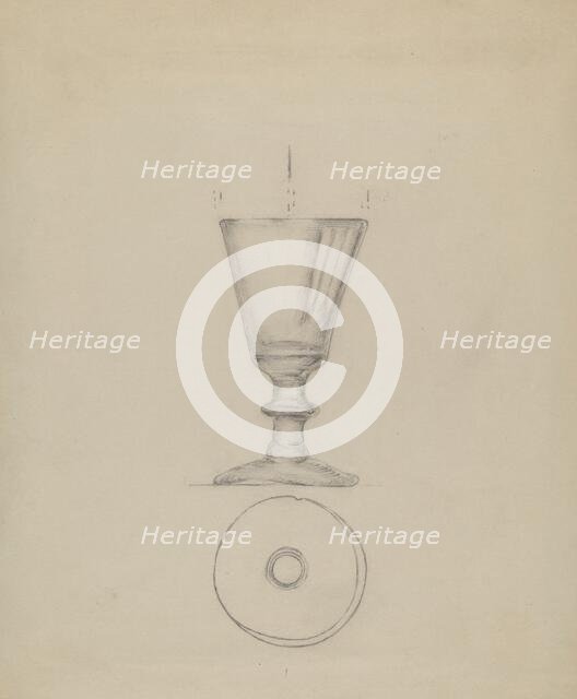 Wine Glass, c. 1936. Creator: Albert Eyth.