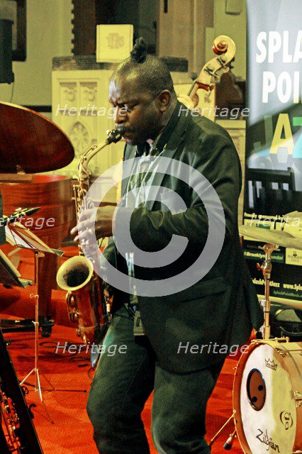 Jason Yarde, Eastbourne Jazz Festival, Christ Church, Eastbourne, East Sussex, 30 Sep 2018. Creator: Brian O'Connor.