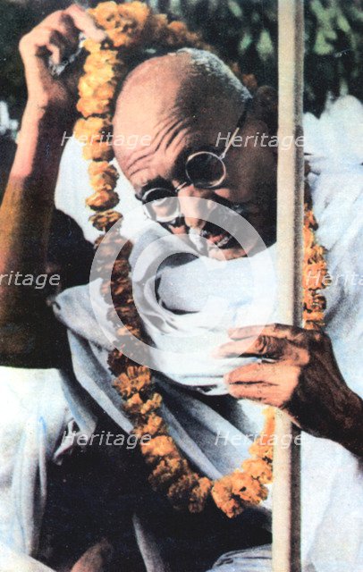 Mohondas Karamchand Gandhi (1869-1948), Indian Nationalist leader. Artist: Unknown