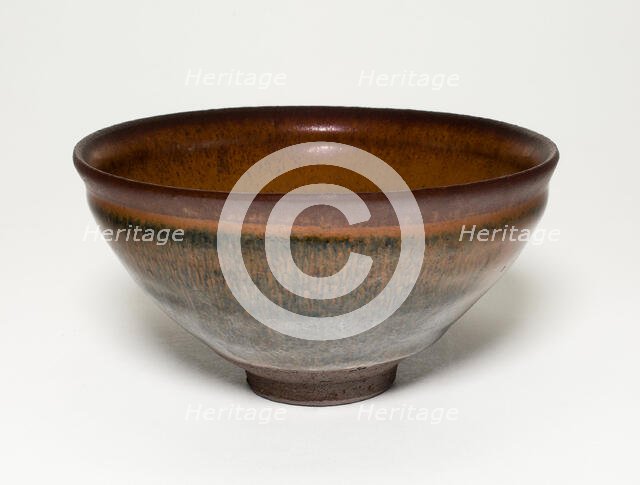 Tea Bowl with "Hare's fur" Glaze, Song dynasty (960-1279). Creator: Unknown.