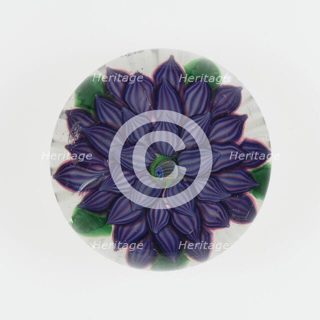 Paperweight, Saint-Louis, c. 1848-55. Creator: Saint-Louis Glassworks.