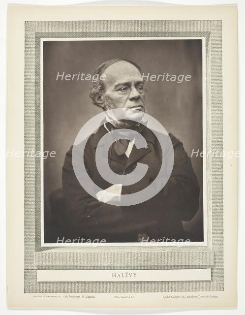 Halévy, c. 1876. Creator: Etienne Carjat.