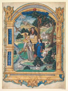 Frontispiece Miniature from the Manuscript of a Poem by Guillaume Crétin…, c. 1537-1540. Creator: Master of Francis I (French).