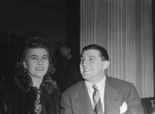 Portrait of Tony Pastor and Maria Kramer, Hotel Edison(?), New York, N.Y., 1946. Creator: William Paul Gottlieb.