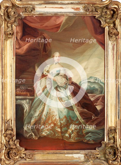 Portrait of Juliane Marie (1729-1796), Queen of Denmark and Norway.