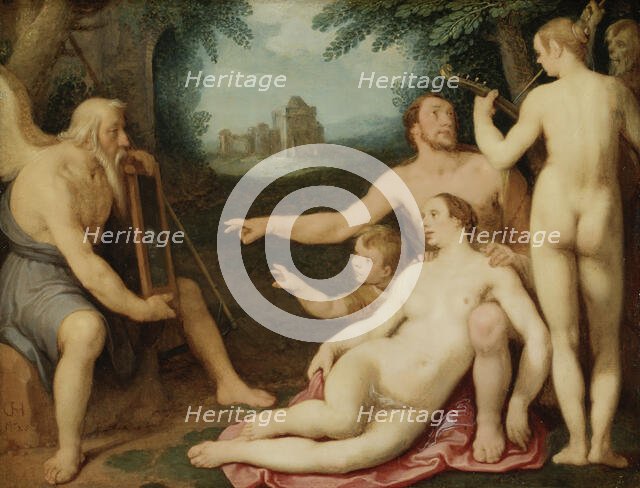 The Mirror of Time, 1628. Creator: Cornelis Cornelisz van Haarlem.