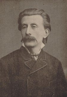 Portrait of pianist and composer Moritz Moszkowski (1854-1925), ca. 1886-1890. Creator: Anonymous.
