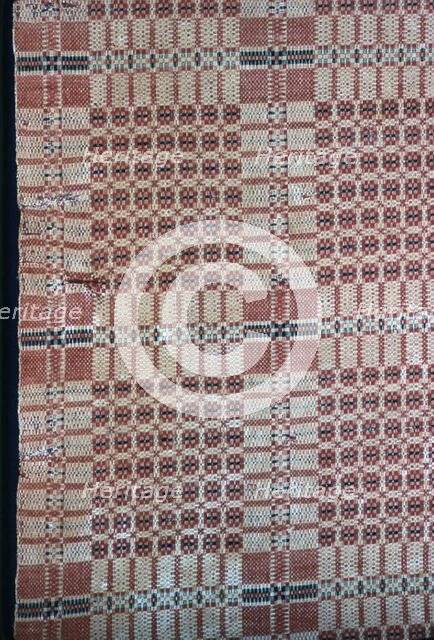 Coverlet, United States, 1820/30. Creator: Unknown.