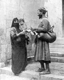 A water seller, Cairo, Egypt, 1936.Artist: Donald McLeish