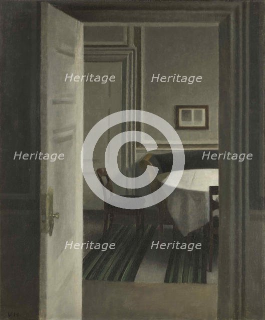 Interior, Strandgade 30, 1904. Creator: Hammershøi, Vilhelm (1864-1916).