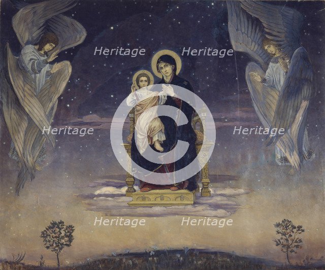 The Virgin, 1901. Artist: Vasnetsov, Viktor Mikhaylovich (1848-1926)