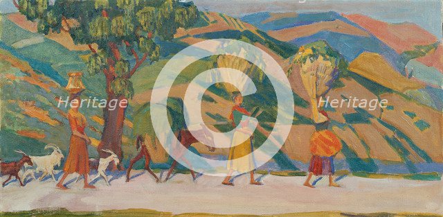 The Sabine Hills, 1909-1912. Artist: Ulyanov, Nikolai Pavlovich (1875-1949)