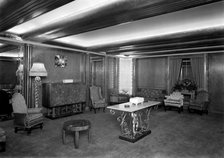 Reception room at the Odeon cinema, Leicester Square, London, 1937. Artist: J Maltby
