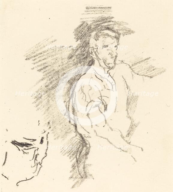 Sketch of a Blacksmith, 1895. Creator: James Abbott McNeill Whistler.