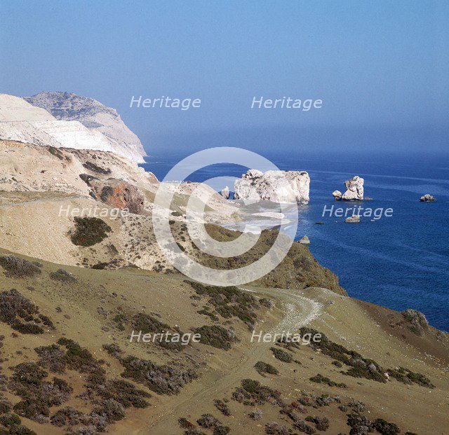 Aphrodite's rock on Cyprus. Artist: Unknown