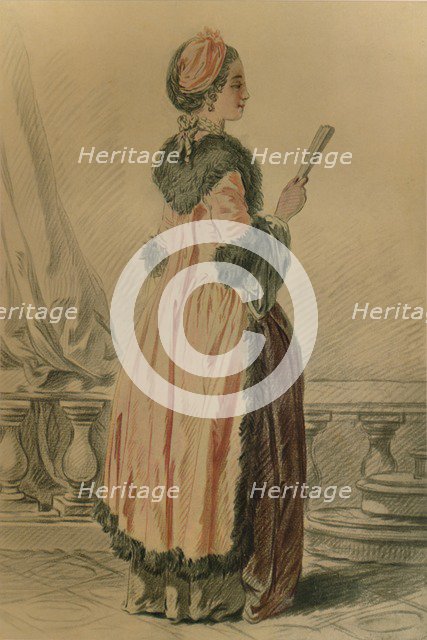 'Femme De Chambre Russe', (Russian maid), c1765-1790, (1913). Artist: Louis Marin Bonnet.