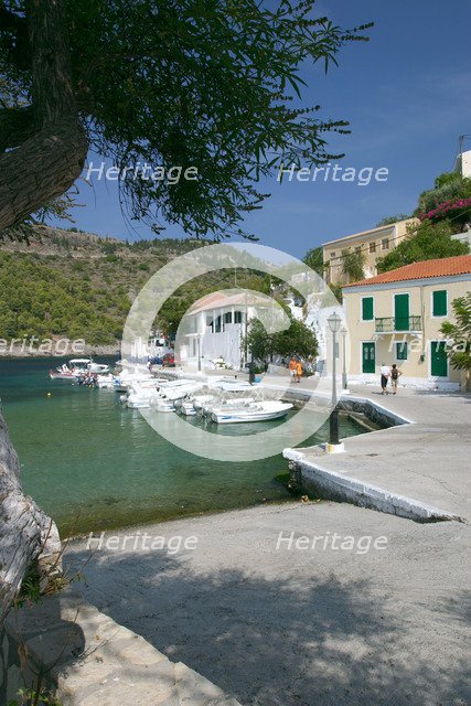 Harbour, Assos, Kefalonia, Greece.