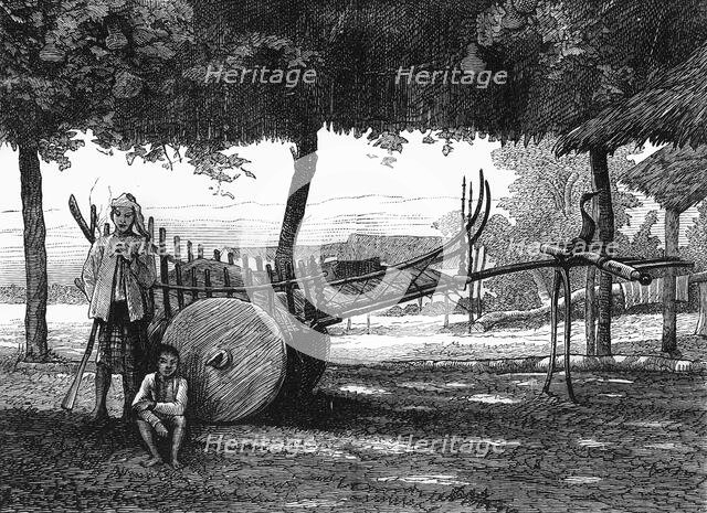 'A Burmese Paddy (Rice or Country) Cart', c1891. Creator: James Grant.