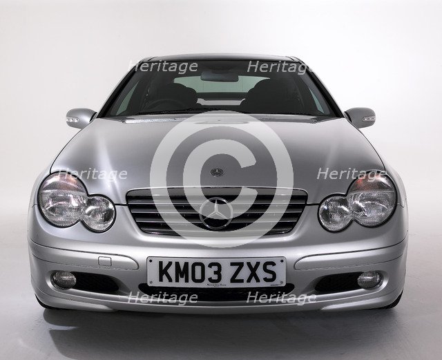 2003 Mercedes Benz C200k Coupe. Artist: Unknown.
