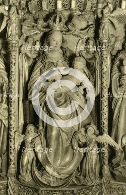 Alterpiece, Hallstatt parish church, Hallstatt, Upper Austria, c1935. Creator: Unknown.