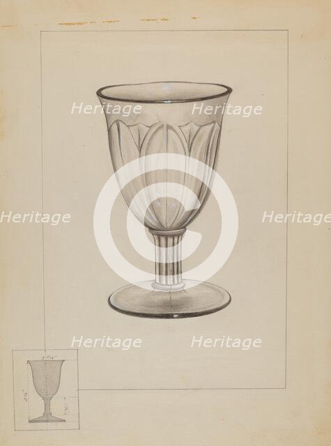 Goblet, c. 1936. Creator: Philip Johnson.