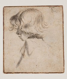 Head of a Boy in Profile, c1634. Creator: Gerard Terborch II.