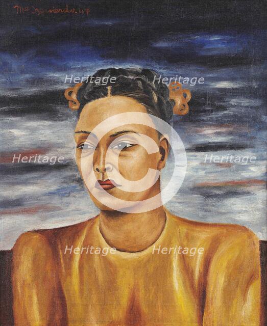 Self-portrait, 1947. Creator: Izquierdo, María (1902-1955).