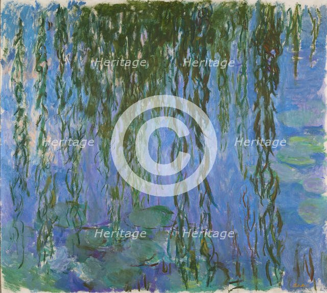 Nymphéas avec rameaux de saule, 1916-1919. Creator: Monet, Claude (1840-1926).