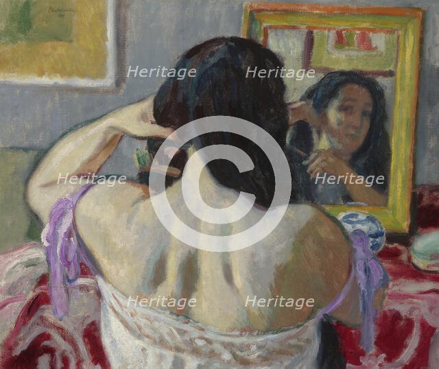 Woman Combing Her Hair, 1911. Creator: Jozef Pankiewicz.