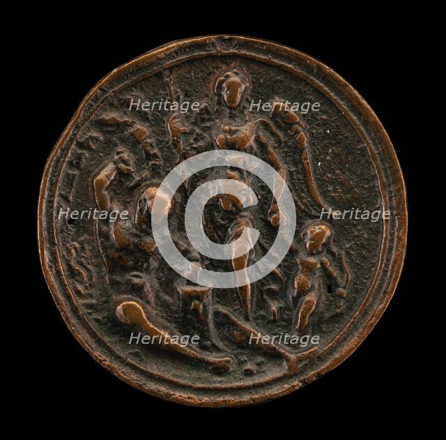 Vulcan, Victory and Cupid. Creator: Moderno.