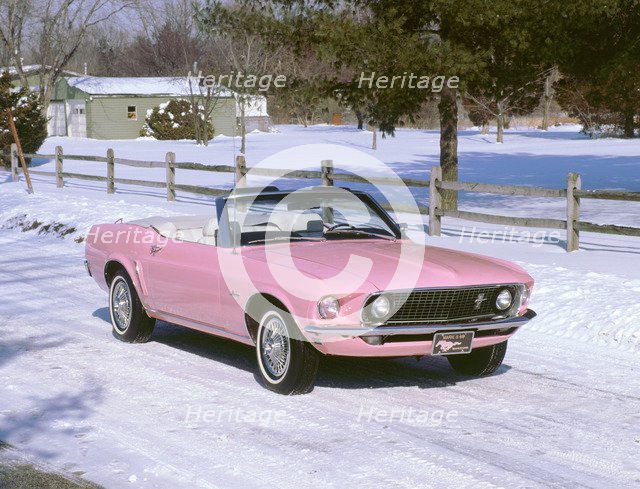 1969 Ford Mustang Playboy. Artist: Unknown.