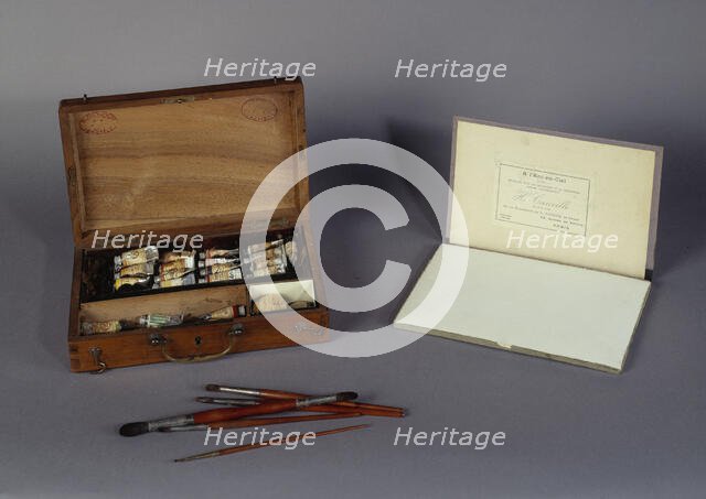 Watercolour box, before 1932. Creator: Unknown.