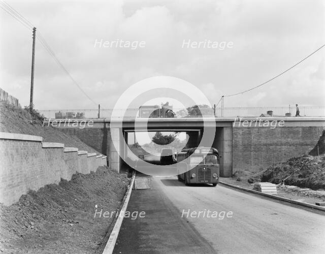M6 Motorway, Stafford, Staffordshire, 13/06/1962. Creator: John Laing plc.