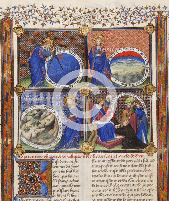 The Creation (From: Livre des propiétés des choses by Barthélémy l'Anglais). Artist: Anonymous 