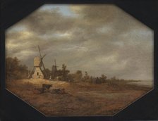 Landscape with Windmills, 1638-1642. Creator: Aelbert Cuyp.
