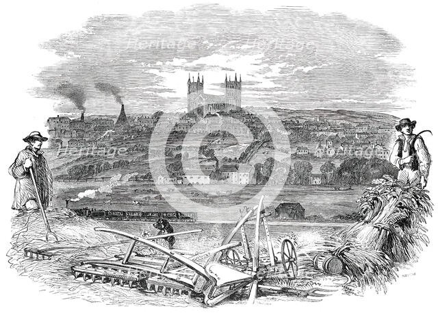 Royal Agricultural Society of England, Twelfth Annual Meeting and Exhibition, Exeter, 1850.  Creator: Smyth.