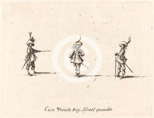 Unarmed Drill, 1634/1635. Creator: Jacques Callot.