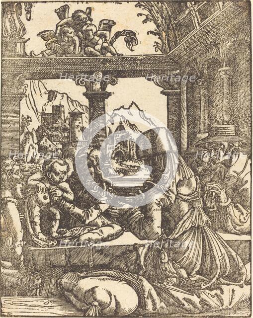 The Adoration of the Shepherds, in or after 1520. Creator: Albrecht Altdorfer.