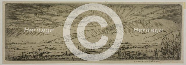 Val d'Arno, 1909. Creator: Donald Shaw MacLaughlan.