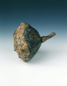 Burlwood lotus pod, China, 17th century (?). Artist: Unknown