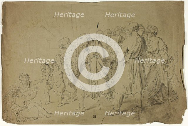 Diogenes Searching for an Honest Man, n.d. Creator: Unknown.