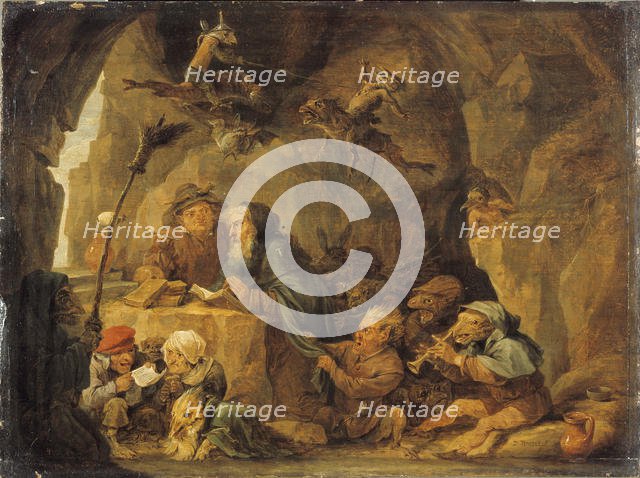 The Temptation of Saint Anthony, c. 1650. Creator: Teniers, David, the Younger (1610-1690).