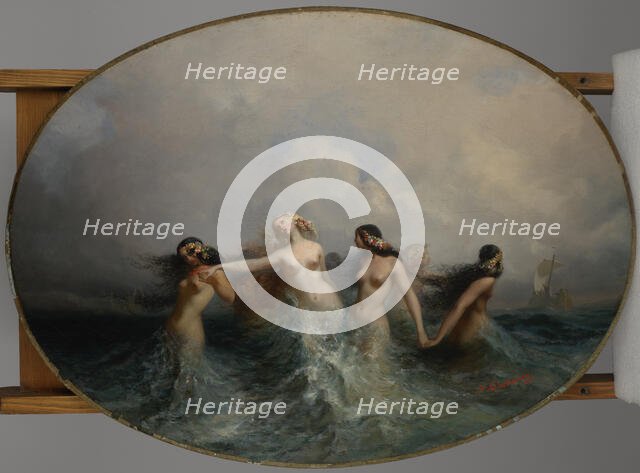 Sirens, 1845. Creator: Anton Teofil Kwiatkowski.