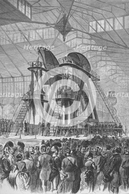 'President Grant and the Emperor of Brazil officially opened the Centennial Exhibition', c1876, (193 Artist: Theodore R Davis.